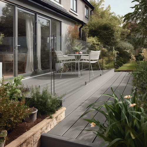 composite decking with safety features Devon